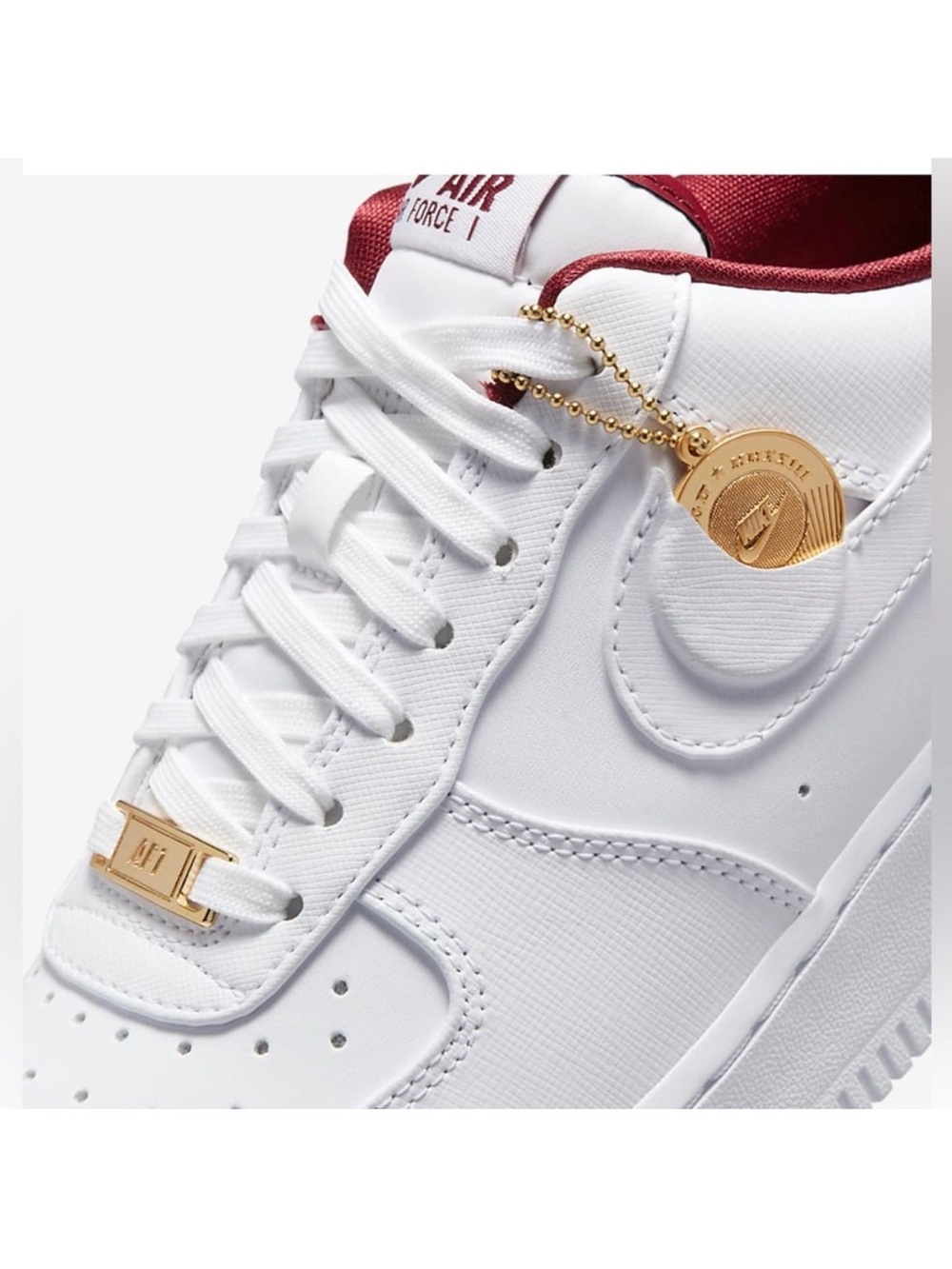 Nike Air Force 1 LIMITED EDITION “White Team Red” women’s 7.5. Never worn!